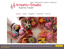 Tablet Screenshot of kreativ-studio-ziegler.de